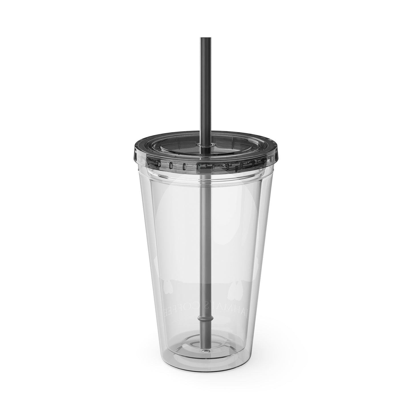 Jahmai's Coffee Sunsplash Tumbler with Straw, 16oz