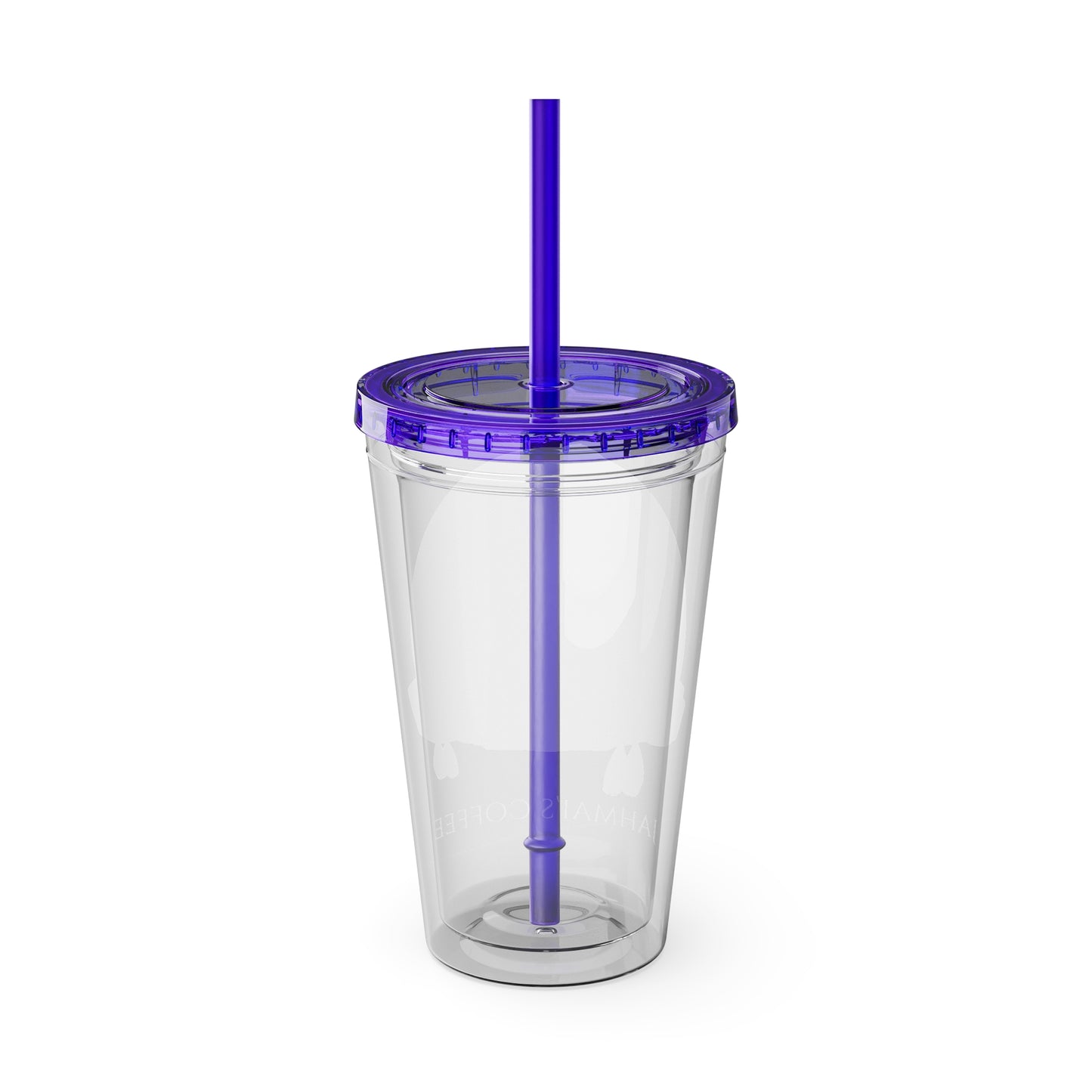 Jahmai's Coffee Sunsplash Tumbler with Straw, 16oz