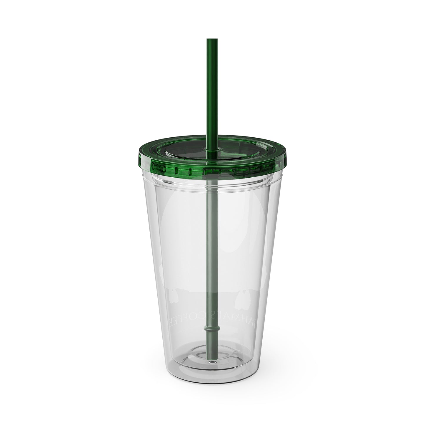 Jahmai's Coffee Sunsplash Tumbler with Straw, 16oz