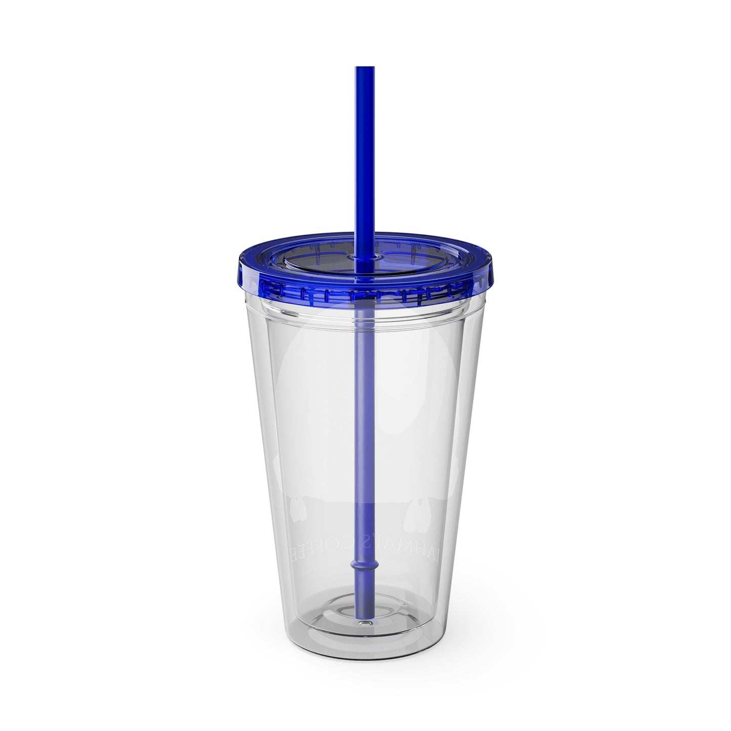 Jahmai's Coffee Sunsplash Tumbler with Straw, 16oz