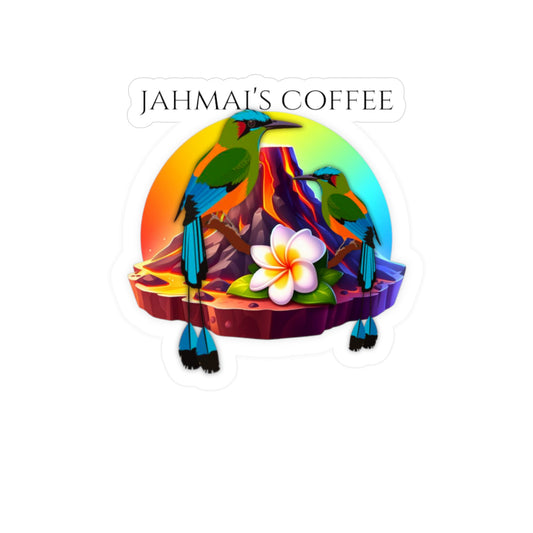 Jahmai’s Coffee Kiss-Cut Vinyl Decals