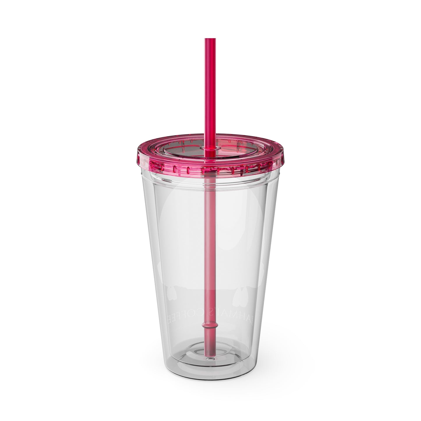 Jahmai's Coffee Sunsplash Tumbler with Straw, 16oz