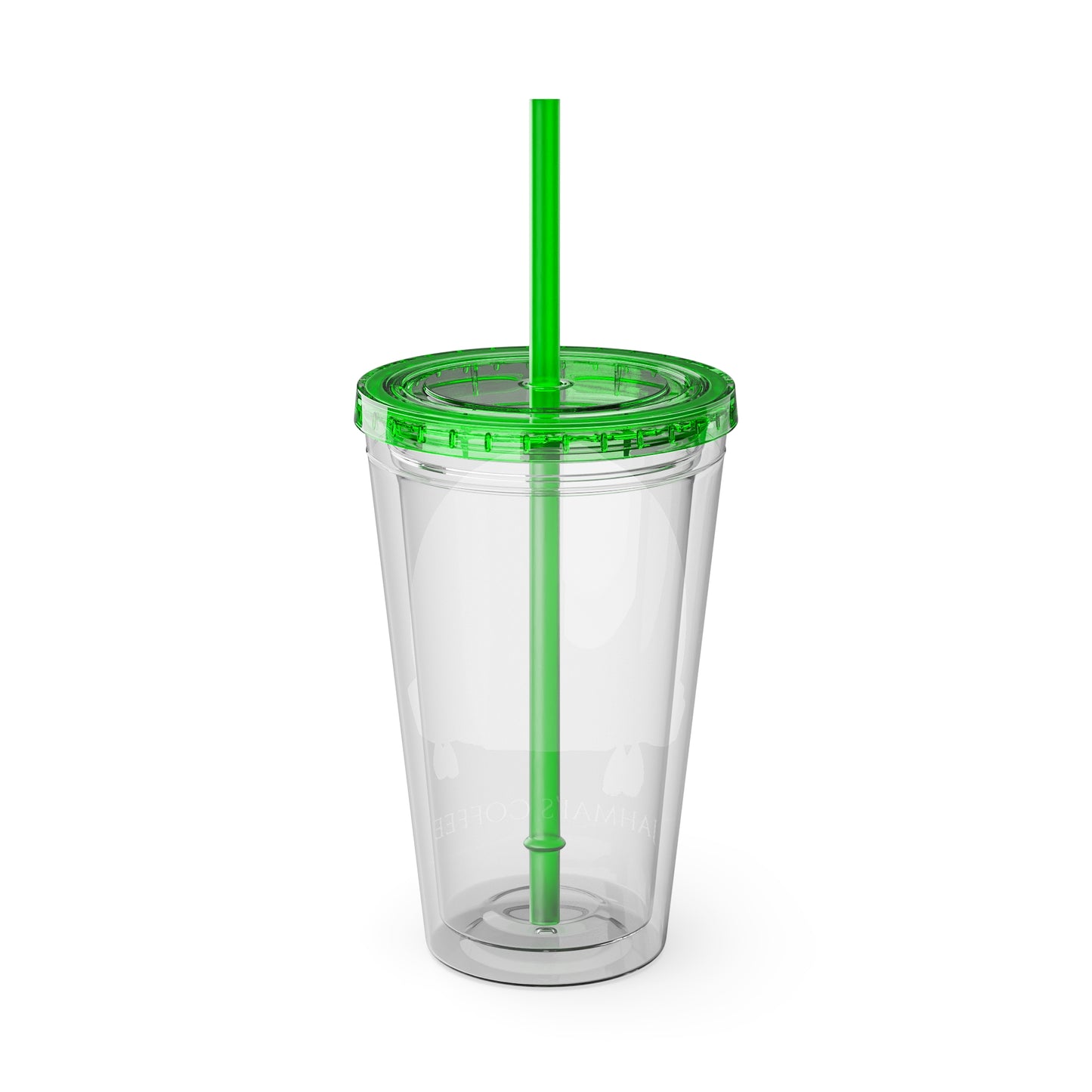 Jahmai's Coffee Sunsplash Tumbler with Straw, 16oz