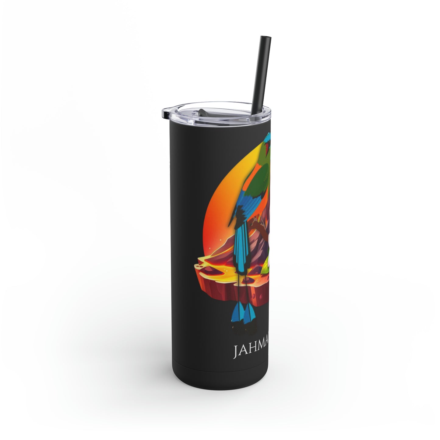 Jahmai's Coffee Maars Maker Skinny Matte Tumbler, 20oz