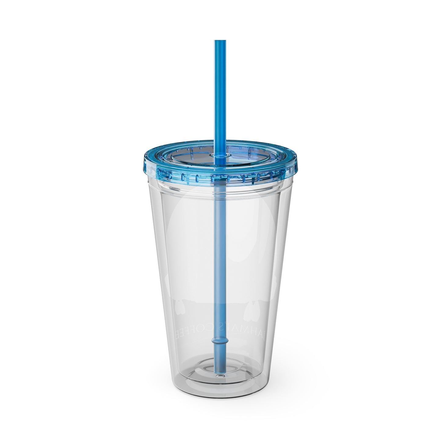 Jahmai's Coffee Sunsplash Tumbler with Straw, 16oz