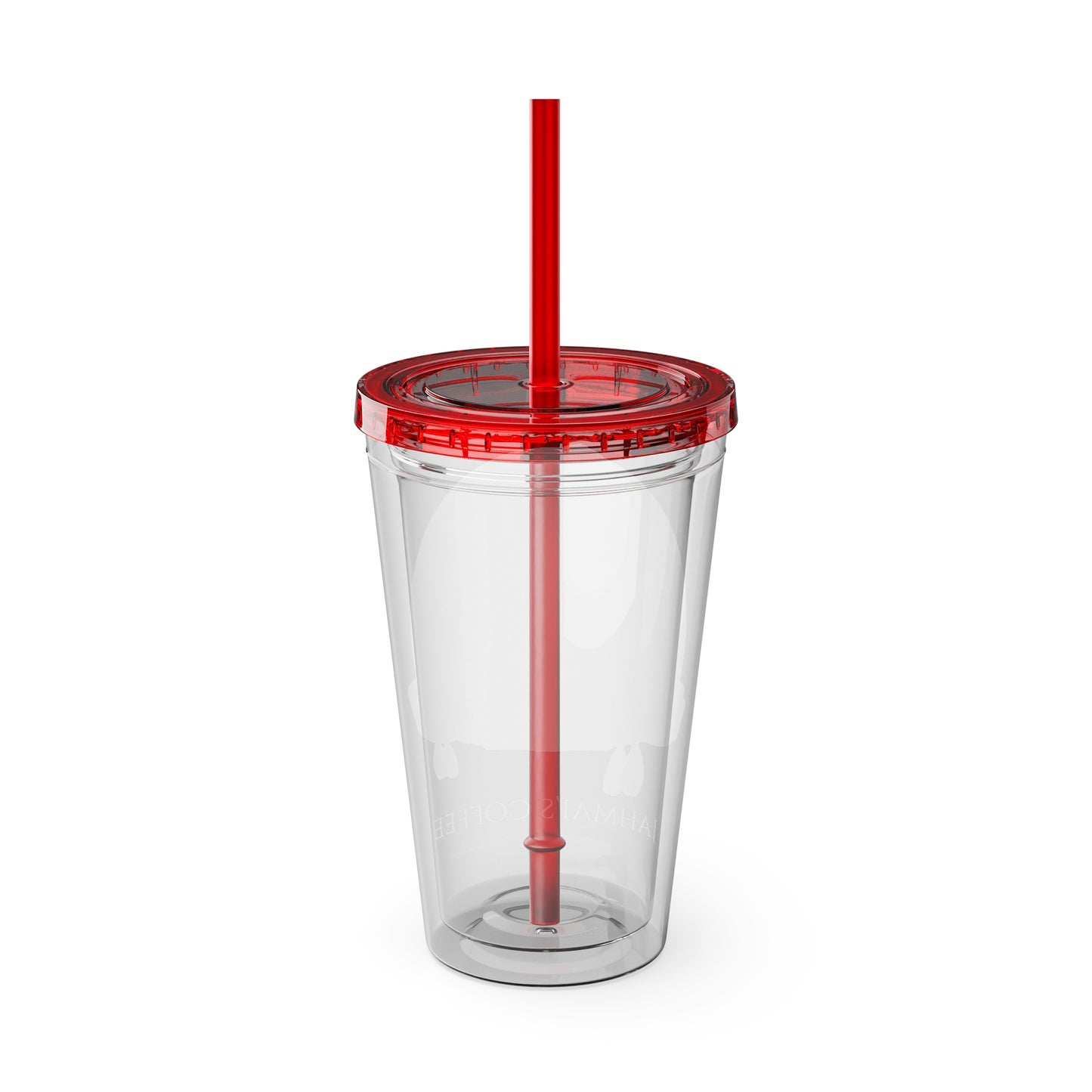 Jahmai's Coffee Sunsplash Tumbler with Straw, 16oz