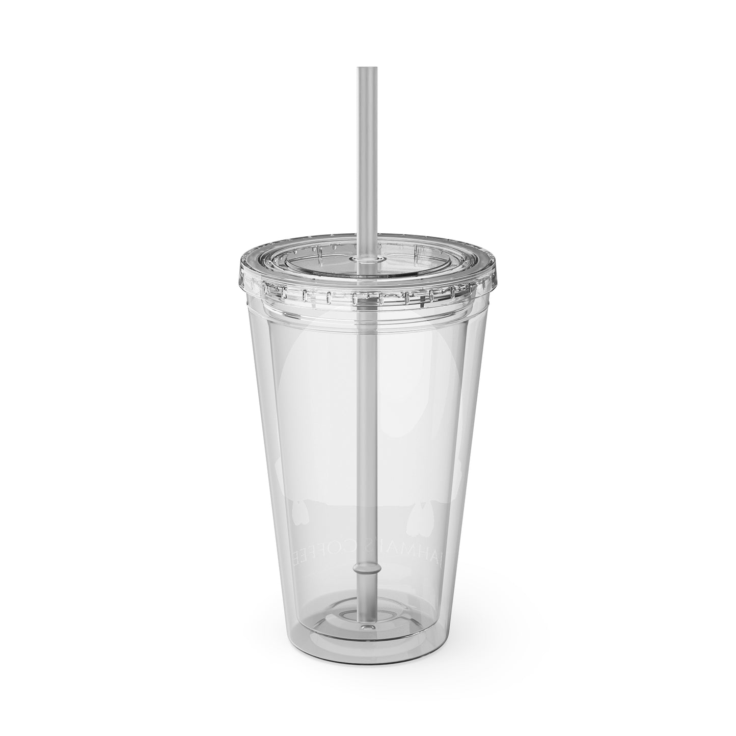 Jahmai's Coffee Sunsplash Tumbler with Straw, 16oz